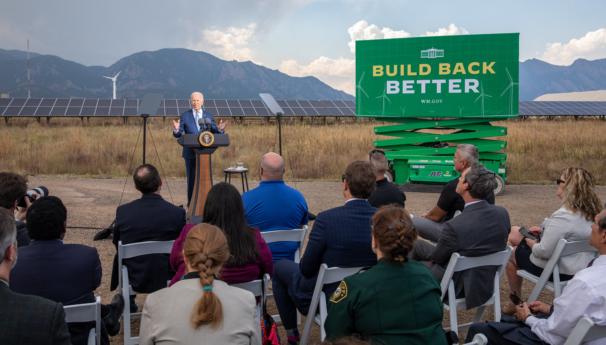 President Biden speaks at the National Renewable Energy Lab in Colorado on September 14, 2021. 