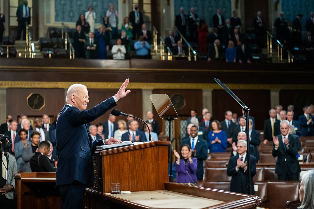 President Joe Biden delivers his State of the Union address in 2022.