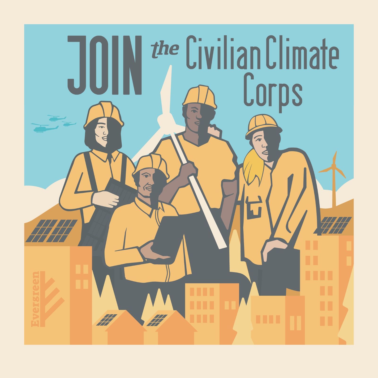 Poster: Join the Civilian Climate Corps
