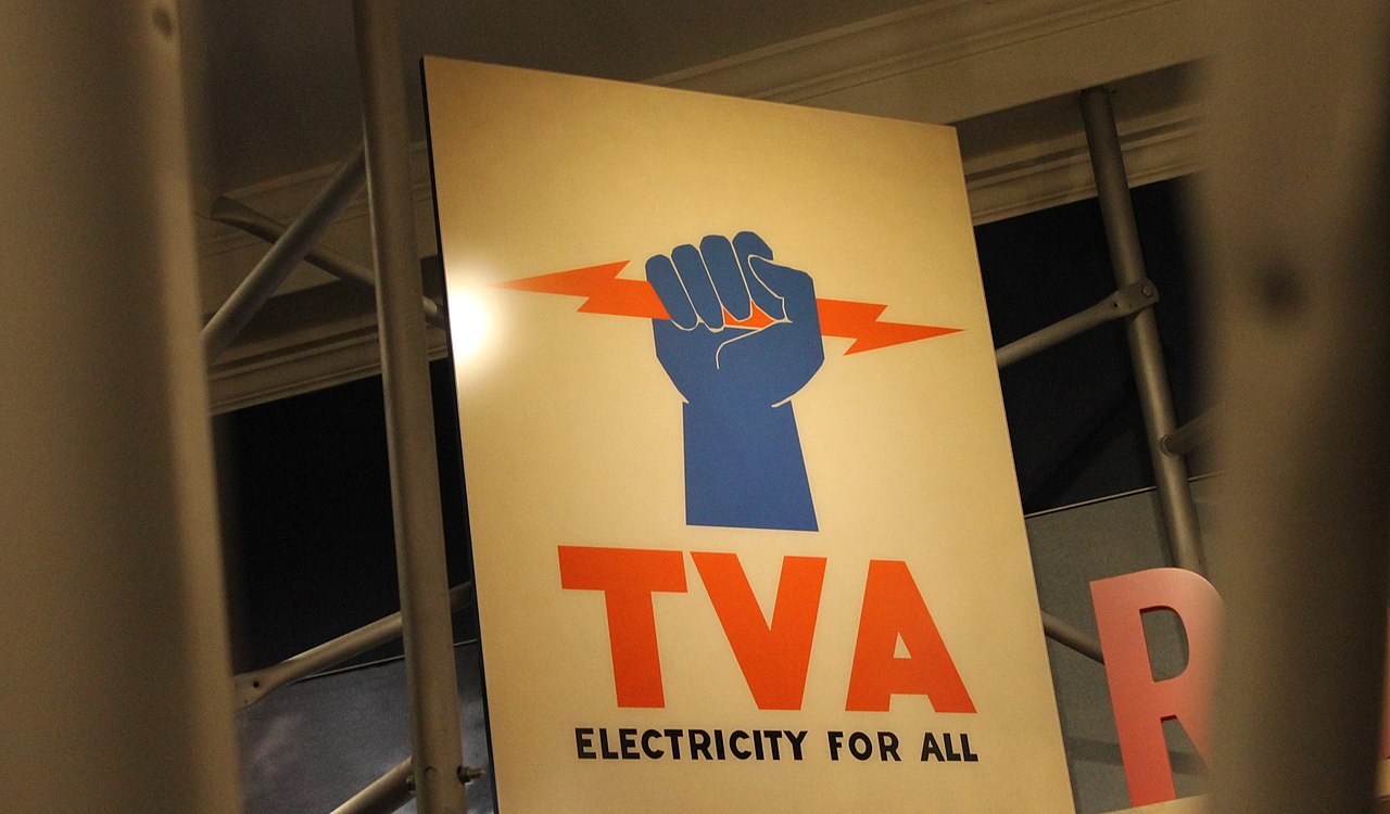 TVA poster from the New Deal era that says