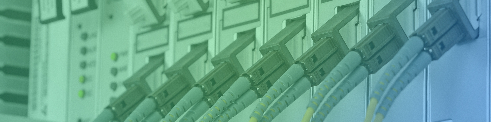 Line of electric chargers plugged into their holders.